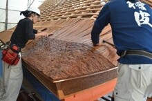 観音寺阿弥陀堂施工の様子