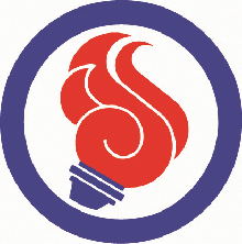 丸の中に炎が描かれた国民スポーツ大会のマーク