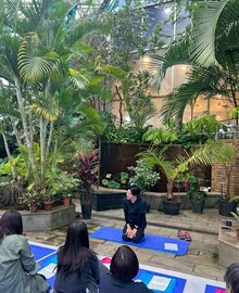 運動教室写真（水生植物公園みずの森）