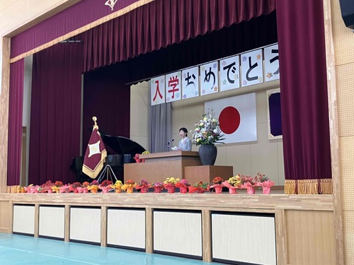 入学式の様子