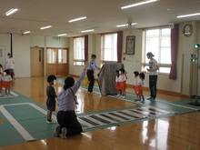 歩行体験の様子