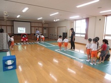 歩行体験の様子