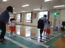 歩行体験の様子