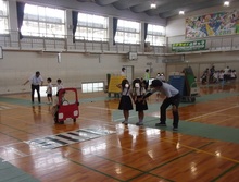 1年生の歩行教室の様子