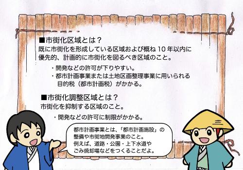 市街化区域と市街化調整区域