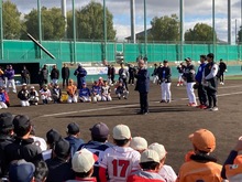 元プロ野球選手松田宣浩氏・石川駿氏が来る2023ジュニア野球教室