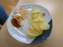 完成したお月見団子