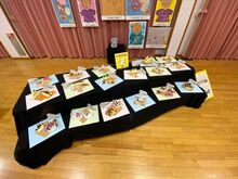 紙粘土で作ったパンの写真