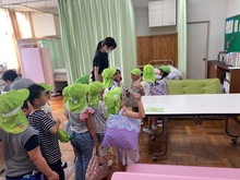 保健室に入らせてもらっている写真
