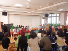 生活発表会で披露しました。