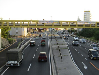 草津宿橋（横断幕の設置）