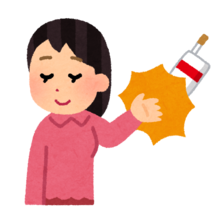 タバコから離れる人のイメージ