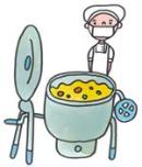 給食当番イラスト