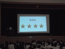 生徒の発表の様子
