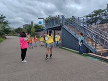 ドッジボールの様子