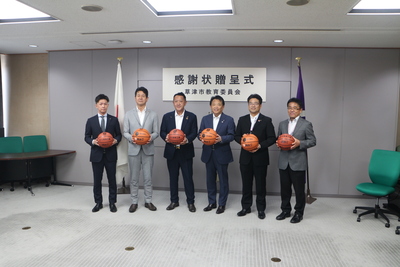 株式会社岸本工業様、株式会社暁電機製作所様、滋賀レイクス様