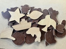 廃材を使って作成した作品