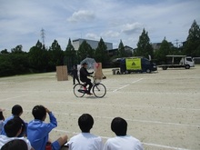 玉川中学校での教室開催の様子