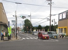 街頭啓発の様子