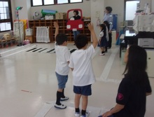 歩行練習の写真