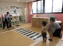 歩行体験の様子