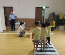 歩行体験の様子