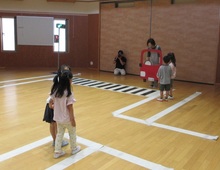 歩行体験の様子