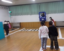 歩行体験の様子