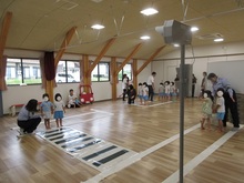 歩行体験の様子