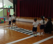 歩行練習の様子