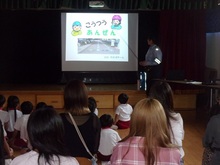 プロジェクター指導の様子