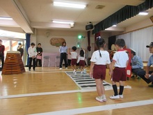 歩行体験の様子
