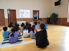 プロジェクター指導の様子