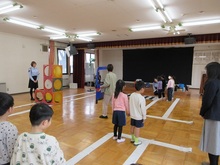 歩行体験の様子