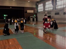 1年生の歩行練習の様子