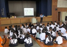 プロジェクター学習の様子