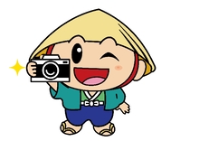 カメラを持つたび丸のイラスト