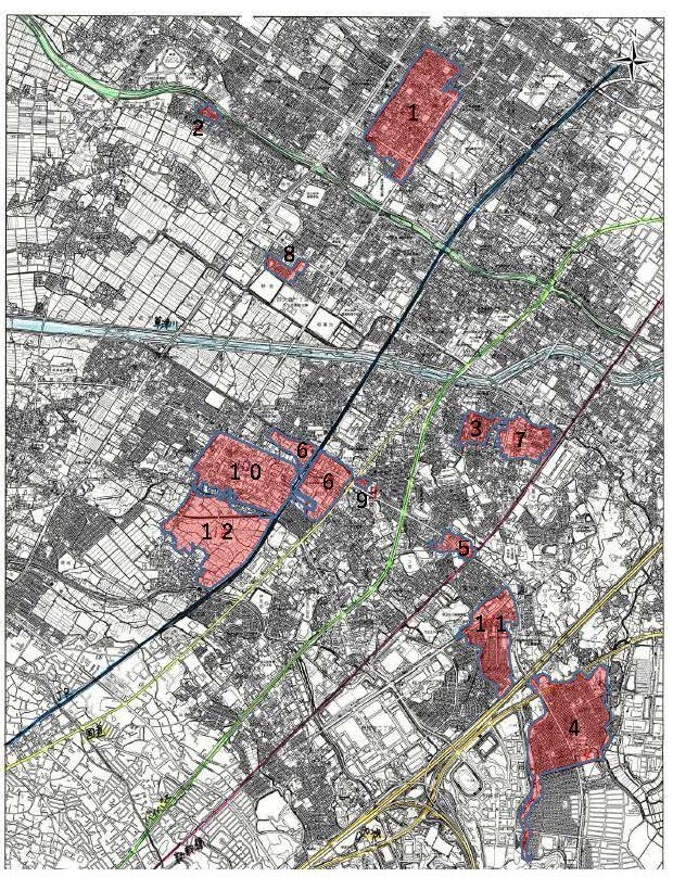 土地区画整理事業一覧