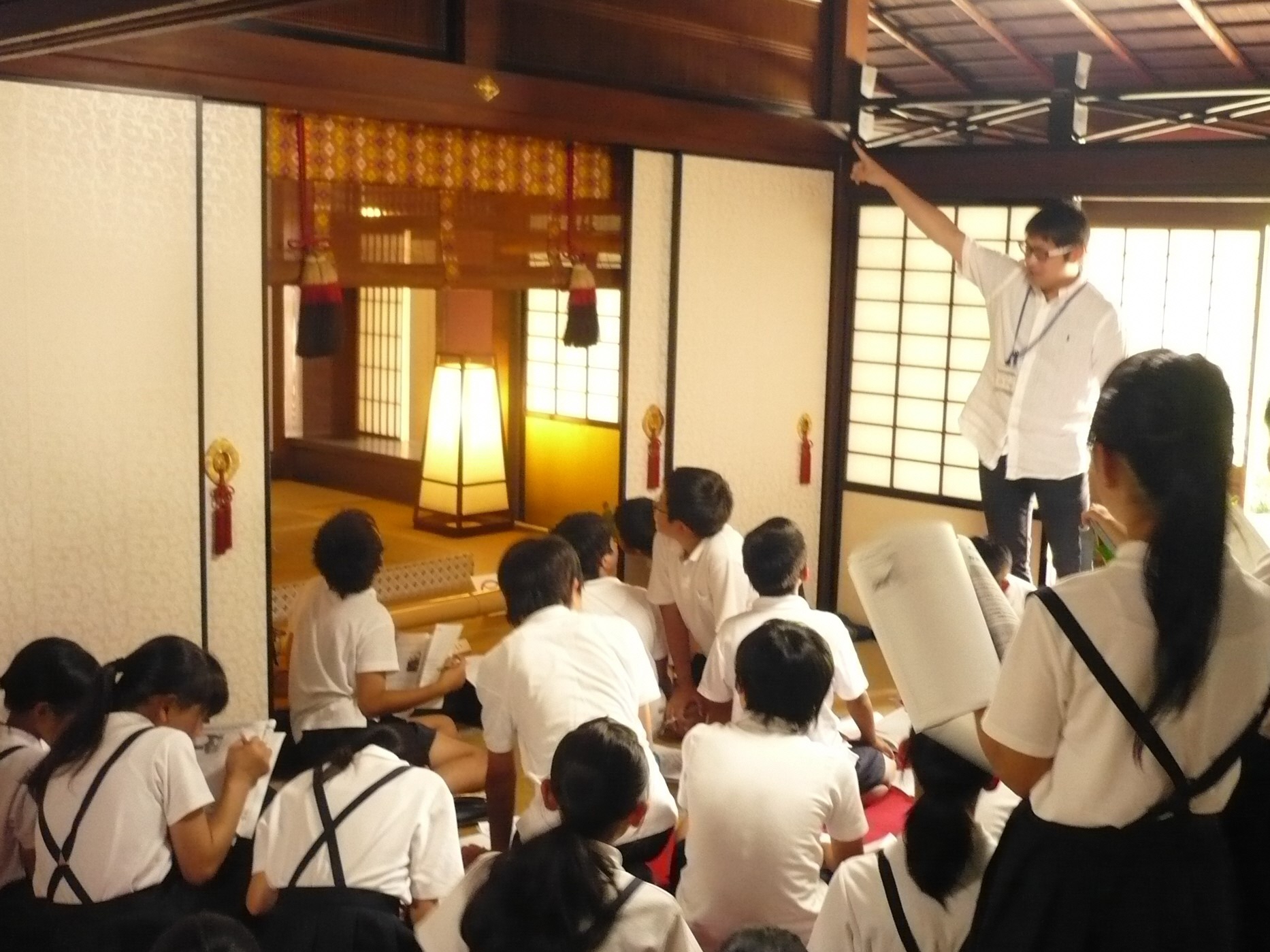 本陣見学風景2