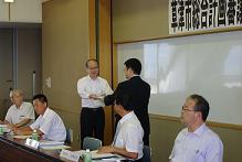 橋川市長が審議会に諮問を行いました。