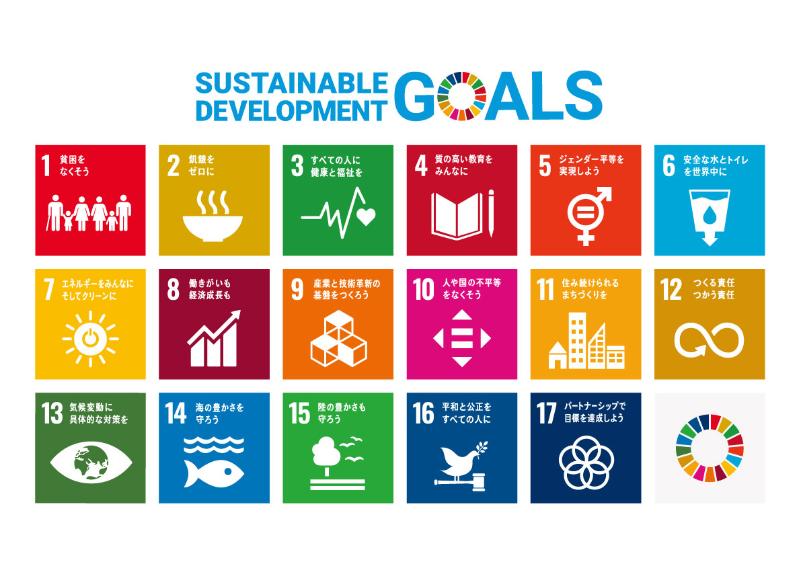SDGsのロゴと17のアイコン