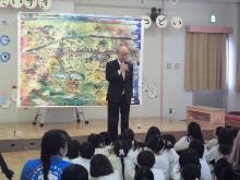 矢倉幼稚園で開催された「やぐらだいすき　やぐらっこのつどい」に出席している様子