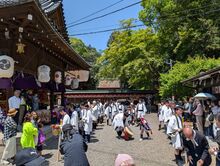 片岡サンヤレ踊りの写真