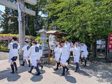 吉田サンヤレ踊りの写真