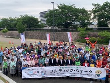 わたSHIGA輝く国スポデモンストレーションスポーツノルディック・ウォークの写真