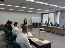 草津市土地開発公社理事役員会の写真