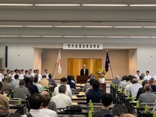 町内会長全体説明会の写真