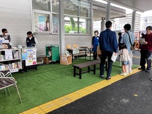 にぎわい創出にむけた社会実験の写真