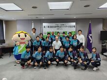 草津Smiley表敬訪問の写真