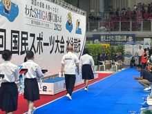 わたSHIGA輝く国スポ水泳競技（競泳）表彰式の写真